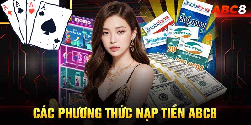 Chọn hình thức nạp tiền ABC8